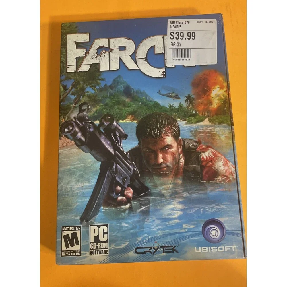 Far Cry (PC, 2004) Sam's Club Big Box PC Game Ubisoft 5 CDs Rare